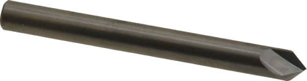 Made in USA - 1/4" Body Diam, 90°, 2-1/2" OAL, Solid Carbide Spotting Drill - All Tool & Supply