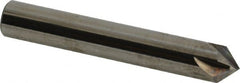 Made in USA - 3/8" Body Diam, 90°, 2-1/2" OAL, Solid Carbide Spotting Drill - All Tool & Supply