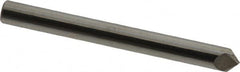 Made in USA - 1/4" Body Diam, 120°, 2-1/2" OAL, Solid Carbide Spotting Drill - All Tool & Supply