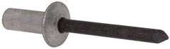 RivetKing - Size 86 Dome Head Aluminum Closed End Sealing Blind Rivet - Steel Mandrel, 1/8" to 1/4" Grip, 1/2" Head Diam, 0.257" to 0.261" Hole Diam, 0.695" Length Under Head, 1/4" Body Diam - All Tool & Supply