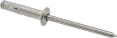 RivetKing - Size 0523 Dome Head Aluminum Tri Folding Blind Rivet - Aluminum Mandrel, 0.04" to 0.275" Grip, 0.315" Head Diam, 0.165" to 0.178" Hole Diam, 0.81" Length Under Head, 5/32" Body Diam - All Tool & Supply