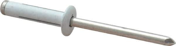 RivetKing - Size 0625 Dome Head Aluminum Tri Folding Blind Rivet - Aluminum Mandrel, 0.04" to 0.354" Grip, 0.386" Head Diam, 0.196" to 0.209" Hole Diam, 0.906" Length Under Head, 3/16" Body Diam - All Tool & Supply