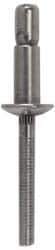 RivetKing - Size 810 Dome Head Stainless Steel Structural with Locking Stem Blind Rivet - Stainless Steel Mandrel, 0.35" to 5/8" Grip, 0.525" Head Diam, 0.261" to 0.276" Hole Diam, 0.81" Length Under Head, 1/4" Body Diam - All Tool & Supply