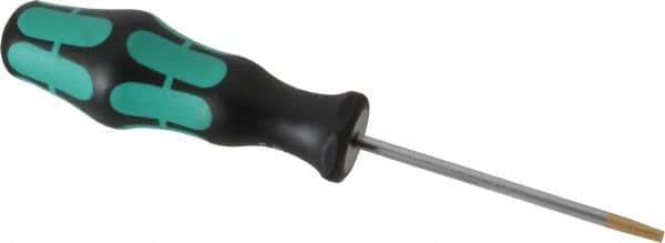 Wera - T15 Torx Driver - 3-5/32" Blade Length, 7" OAL, Ergonomic Handle - All Tool & Supply