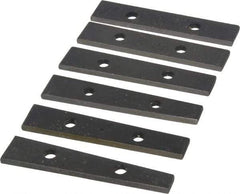 Value Collection - 0.5 to 5° Angle, 3-1/2 Inch Long, Angle Block Set - 5/32 Inch Thick, 55-60 Rc Hardness, 6 Pieces - All Tool & Supply