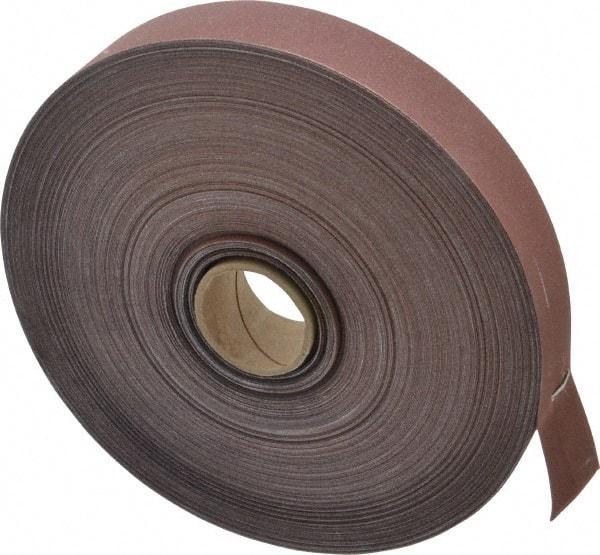 3M - 1" x 50 Yd 320 Grit Aluminum Oxide Cloth Roll - Extra Fine Grade, J Weighted Backing - All Tool & Supply