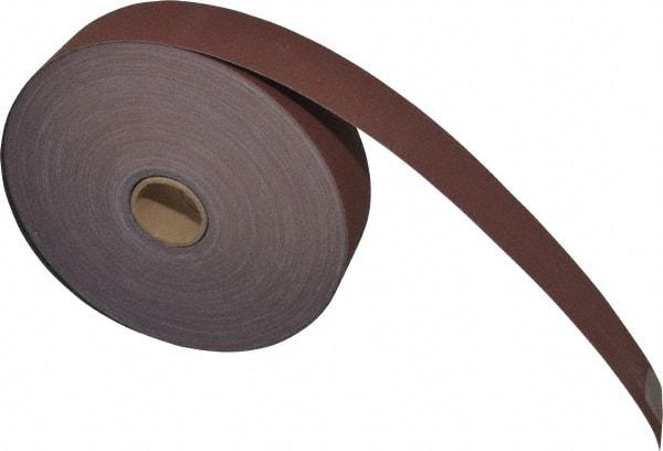 3M - 1-1/2" x 50 Yd 320 Grit Aluminum Oxide Cloth Roll - Extra Fine Grade, J Weighted Backing - All Tool & Supply