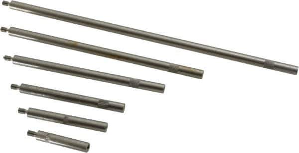 SPI - 1 to 6 Inch Long, Steel, Depth Gage Rod Set - Use with MSC No. 06368153, Most Dial Depth Gages with 4-48 Threads - All Tool & Supply