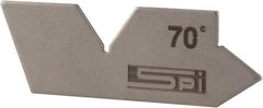 SPI - 110° Complementary Angle, Stainless Steel Angle Gage - 70° Primary Angle - All Tool & Supply