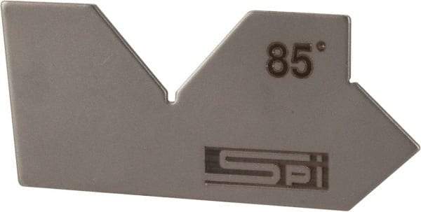 SPI - 95° Complementary Angle, Stainless Steel Angle Gage - 85° Primary Angle - All Tool & Supply