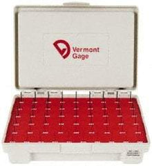 Vermont Gage - 55 Piece, 0.006-0.06 Inch Diameter Plug and Pin Gage Set - Minus 0.0002 Inch Tolerance, Class ZZ - All Tool & Supply