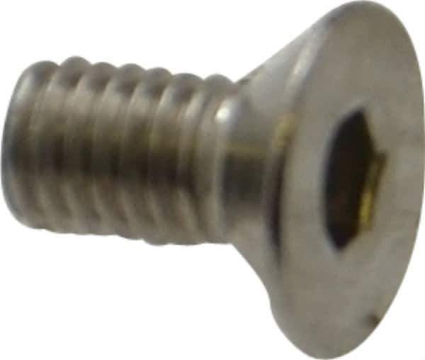 Value Collection - M3x0.50 Metric Coarse Hex Socket Drive, 90° Flat Screw - Grade 18-8 & Austenitic A2 Stainless Steel, Uncoated, Fully Threaded, 6mm OAL - All Tool & Supply