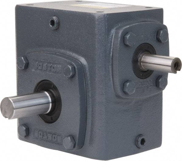 Boston Gear - 1-3/4 Centerline Distance, 50:1, 35 RPM Output, 0.44 Input Horsepower, 573 Lbs. Max Torque, Speed Reducer - Single Shaft Left - All Tool & Supply