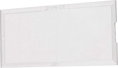 PRO-SAFE - 4-1/4" Wide x 2" High, Polycarbonate Cover Plate - Clear, Universal Mount - All Tool & Supply