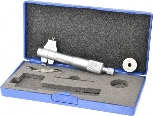 Fowler - 0.2 to 1.2", Mechanical Inside Micrometer - 0.001" Graduation, 0.0002" Accuracy, Ratchet Stop Thimble - All Tool & Supply