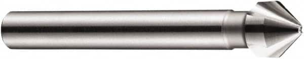 DORMER - 10mm Shank Diam, 3 Flute 90° High Speed Steel Countersink - All Tool & Supply