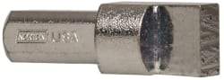 Norton - 2A-E, 7/16" Shank Diam Multi-Point Diamond Dresser - 1/2" Long x 3/8" Thick Head - All Tool & Supply