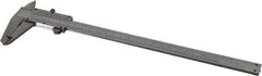 Value Collection - 0 to 8" Stainless Steel Vernier Caliper - 0.05mm Graduation, 1.9685" Jaw Depth, 0.0012" Accuracy, Includes Depth, Inside Diameter, Outside Diameter, Step - All Tool & Supply