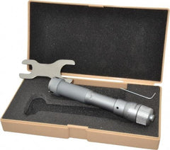 Mitutoyo - 1 to 1.2", Mechanical Inside Hole Micrometer - 0.0002" Graduation, 0.00015" Accuracy, Ratchet Stop Thimble - All Tool & Supply