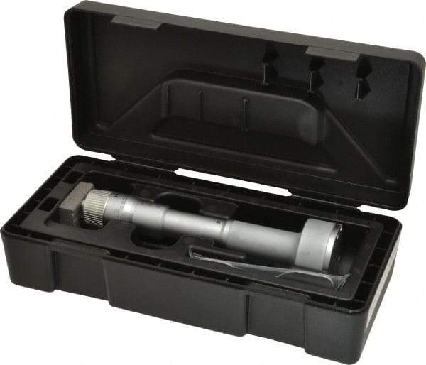 Mitutoyo - 1.6 to 2", Mechanical Inside Hole Micrometer - 0.0002" Graduation, 0.00015" Accuracy, Ratchet Stop Thimble - All Tool & Supply