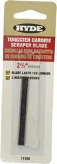 Hyde Tools - Solid Carbide 2-Edge Scraper Replacement Blade - 5-7/8" Blade Length x 2-1/2" Blade Width, For 10620 - All Tool & Supply