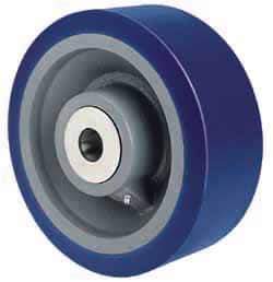 Hamilton - 8 Inch Diameter x 3 Inch Wide, Polyurethane Caster Wheel - 3,500 Lb. Capacity, 3-1/4 Inch Hub Length, 1-1/4 Inch Axle Diameter, Precision Tapered Roller Bearing - All Tool & Supply