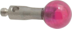 SPI - 6 mm Ball Diameter, M2 Thread, Ruby Point Ball Tip CMM Stylus - 10 mm Overall Length - All Tool & Supply