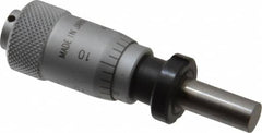 Mitutoyo - 1/2 Inch, 0.59 Inch Thimble, 6.35mm Diameter x 0.3543 Inch Long Spindle, Mechanical Micrometer Head - All Tool & Supply