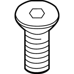 Kennametal - Torx Cap Screw for Indexable Face/Shell Mills - M4x0.7 Thread, For Use with Shims - All Tool & Supply