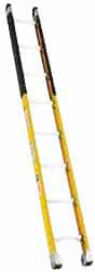 Made in USA - 16' High, Type IA Rating, Fiberglass Extension Ladder - All Tool & Supply