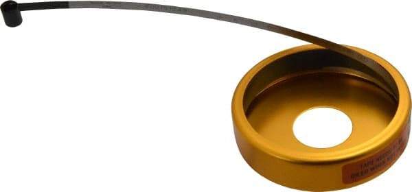 Made in USA - 0.001 Inch Graduation, 24 to 48 Inch Measurement, Spring Steel Diameter Tape Measure - 1/2 Inch Wide, 0.01 Inch Thick - All Tool & Supply