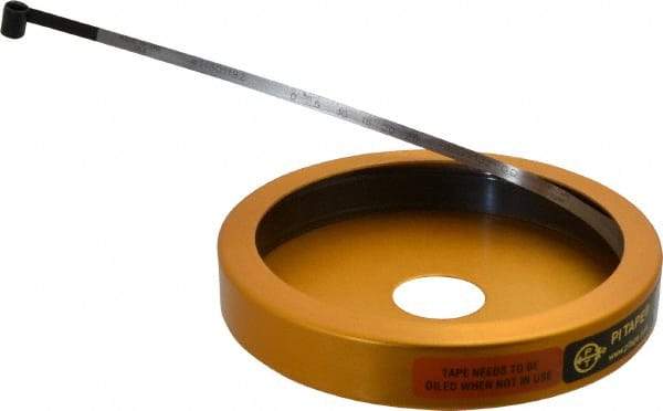 Made in USA - 0.001 Inch Graduation, 120 to 132 Inch Measurement, Spring Steel Diameter Tape Measure - 1/2 Inch Wide, 0.01 Inch Thick - All Tool & Supply