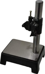 Value Collection - Steel, Rectangular Base, Comparator Gage Stand - 8-1/2" High, 5-1/2" Base Length x 4-1/4" Base Width x 2.16" Base Height, Includes Holder - All Tool & Supply