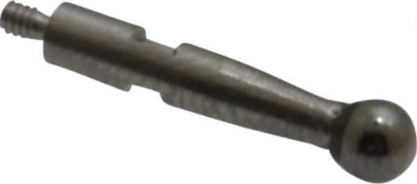 SPI - 0.12" Ball Diam, Carbide, Ball Test Indicator Contact Point - 1/2" Contact Point Length, Use with Brown & Sharpe Test Indicators - All Tool & Supply