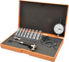 Mitutoyo - 8 Anvil, 0.4 to 0.7" Dial Bore Gage - 0.0005" Graduation, 2.4" Gage Depth, Accurate to 0.00016" - All Tool & Supply