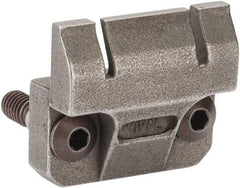 Mitee-Bite - 7-1/2mm Clamping Height, 880 Lb Clamping Pressure, Raised Height Double Stop Positioning Stop - 7-1/2mm Jaw Height, Spring Steel, Series Mitee-Bite Kopal Mini Clamps - All Tool & Supply