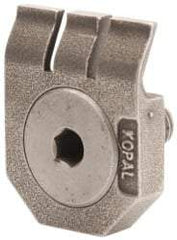 Mitee-Bite - 2-1/2mm Clamping Height, 880 Lb Clamping Pressure, Standard Height Swivel Stop Positioning Stop - 2-1/2mm Jaw Height, Spring Steel, Series Mitee-Bite Kopal Mini Clamps - All Tool & Supply