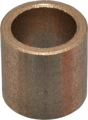 Boston Gear - 3/8" Inside x 1/2" Outside Diam, Oil Impregnated Bronze SAE-841 Sleeve Bearing - 1/2" OAL - All Tool & Supply