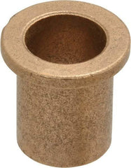 Boston Gear - 5/8" Inside x 3/4" Outside Diam, Oil Impregnated Bronze Sleeve Bearing - 1" Flange Outside Diam, 1/8" Flange Thickness, 1" OAL - All Tool & Supply