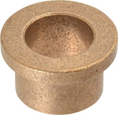 Boston Gear - 5/8" Inside x 13/16" Outside Diam, Oil Impregnated Bronze Sleeve Bearing - 1-1/16" Flange Outside Diam, 5/32" Flange Thickness, 5/8" OAL - All Tool & Supply