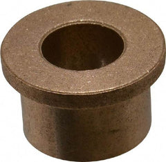 Boston Gear - 5/8" Inside x 1" Outside Diam, Oil Impregnated Bronze Sleeve Bearing - 1-1/4" Flange Outside Diam, 5/32" Flange Thickness, 3/4" OAL - All Tool & Supply