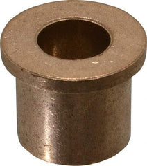 Boston Gear - 5/8" Inside x 1" Outside Diam, Oil Impregnated Bronze Sleeve Bearing - 1-1/4" Flange Outside Diam, 5/32" Flange Thickness, 1" OAL - All Tool & Supply