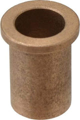 Boston Gear - 3/4" Inside x 15/16" Outside Diam, Oil Impregnated Bronze Sleeve Bearing - 1-3/16" Flange Outside Diam, 5/32" Flange Thickness, 1-1/2" OAL - All Tool & Supply