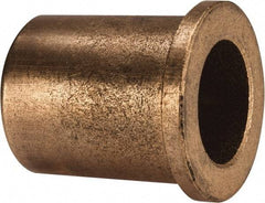 Boston Gear - 1" Inside x 1-3/8" Outside Diam, Oil Impregnated Bronze Sleeve Bearing - 1-5/8" Flange Outside Diam, 3/16" Flange Thickness, 1-3/4" OAL - All Tool & Supply