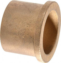 Boston Gear - 1-1/4" Inside x 1-1/2" Outside Diam, Oil Impregnated Bronze Sleeve Bearing - 1-3/4" Flange Outside Diam, 3/16" Flange Thickness, 1-1/4" OAL - All Tool & Supply