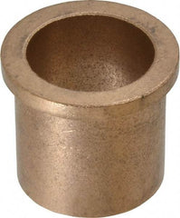 Boston Gear - 1-1/4" Inside x 1-1/2" Outside Diam, Oil Impregnated Bronze Sleeve Bearing - 1-3/4" Flange Outside Diam, 3/16" Flange Thickness, 1-1/2" OAL - All Tool & Supply