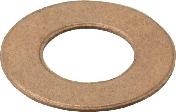 Boston Gear - 0.385" Inside x 3/4" Outside Diam, 1/32" Thick, Bronze SAE-841 Thrust Bearing - 10,000 Max Pressure x Velocity - All Tool & Supply