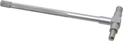 Value Collection - 1-1/4 to 2-1/8 Inch, 5.85 Inch Overall Length, Telescoping Gage - 5 Inch Long Handle, Hardened Tool Steel, Satin Chrome Finish - All Tool & Supply