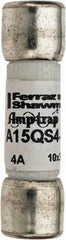 Ferraz Shawmut - 150 VAC/VDC, 4 Amp, Fast-Acting Semiconductor/High Speed Fuse - Clip Mount, 1-1/2" OAL, 100 at AC, 50 at DC kA Rating, 13/32" Diam - All Tool & Supply