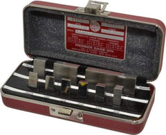 Starrett - 9 Piece, 1/16 to 2", Grade 0, Steel Gage Block Set - Rectangular - All Tool & Supply